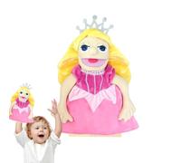 Marionetta a mano, marionetta reale, giocattolo interattivo per peluche | Giocattolo di peluche imbottito per l'educazione precoce genitore-figlio, immaginazione, narrazione, principessa
