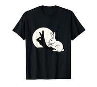 Marionetta con Immagine di Coniglio, Illusione Ottica, Divertente Maglietta