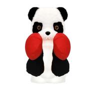 Marionetta da boxe - 14x20x30 cm, morbido peluche | Marionetta panda farcita colorata per asilo o scuola materna - Attività divertente | Funzionamento a batteria a bottone - Regali per bambini