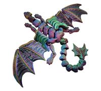 Marionetta da con drago, articolazioni mobili, design realistico | Marionette giocattolo per giochi di ruolo, interazione genitore-figlio, attività di apprendimento precoce, scenografia