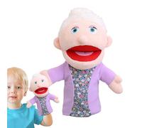 Marionetta familiare prescolare, marionette familiari - Teatro mostra marionette - Puppetta in peluche morbido per raccontare storie, spettacoli teatrali con bocca mobile per f