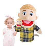 Marionetta morbida per narrazione: texture morbida, braccia flessibili | Giocattolo di ruolo di sci per bambini per bambini, bambole anziane della vita reale per attività di babysitter, burattino