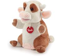 Marionetta Mucca Trudi | Burattini e Marionette peluche per teatrino Trudi. Gioco per bambini. Racconta e crea storie. Peluche decorativo. | 18x24x17cm taglia S | Puppets | modello 29837