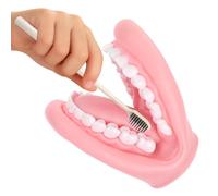 Marionetta Per Bambini | Modello A Bocca Mobile In PVC Con Denti E Spazzolino Da Denti | Giocattolo Dentale Educativo Per Ragazzi E Ragazze | Marionetta Didattica Interattiva Per Casa, Scuola, Asilo,