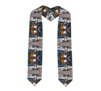 Marionetta su skateboard Mantella da laurea fantasia, 182,9 cm, perfetta per cerimonie di laurea o chiesa