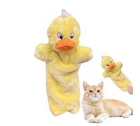 Marionette A Mano Animali, Giocattoli Interattivi Per Gatti Marionetta Di Peluche A formas Di Gatto Guanti Da Addestramento Per Gatti Per Un Gioco Interattivo Sicuro,17x40 Cm