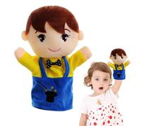 Marionette a mano - Cotone PP di , ultra morbide, 24 cm, set di bambole di peluche da 9,45 pollici, sicure e morbide per la narrazione, spettacoli di palcoscenico, teatro delle bambole e