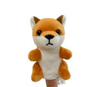 Marionette a mano per animali - Burattini da da 9 cm | Set di dita per l'educazione precoce | Simpatici giocattoli interattivi e Burattino di orsacchiotto per
