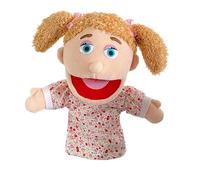 Marionette a mano per mamme di lunga durata, bambola di peluche del nonno, set di gioco fantasioso per narrazione di storie, giocattolo per bambole da 30 cm, mani di animali cuccioli, mani di famiglia