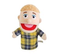 Marionette a mano per mamme di lunga durata, bambola di peluche del nonno, set di gioco fantasioso per narrazione di storie, giocattolo per bambole da 30 cm, mani di animali cuccioli, mani di famiglia