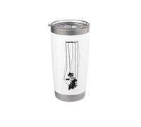 Marionette Burattinaio Burattinaio Bicchiere termico in acciaio inox doppia parete