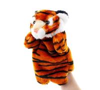 Marionette Da Con Animali - Peluche A Mano Con Tigre, Bambole Con Personaggi Morbidi Imbottiti, Oggetti Di Scena Interattivi Per Narrazione | Set Da Gioco Sensoriale Per Bambini, Per Compleanni,