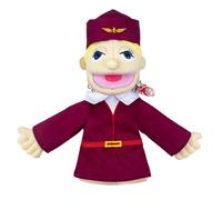 Marionette da Eroe, Marionette per Giochi di Ruolo per Bambini, Progettate da Terapista Occupazionale, Dottore, Infermiere, Vigile del Fuoco, Agente di Polizia, Giocattolo Educativo Interattivo, 40 cm