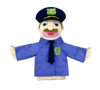 Marionette da Eroe, Marionette per Giochi di Ruolo per Bambini, Progettate da Terapista Occupazionale, Dottore, Infermiere, Vigile del Fuoco, Agente di Polizia, Giocattolo Educativo Interattivo, 40 cm