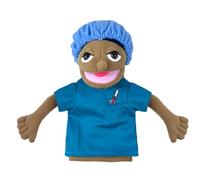 Marionette da Eroe, Marionette per Giochi di Ruolo per Bambini, Progettate da Terapista Occupazionale, Dottore, Infermiere, Vigile del Fuoco, Agente di Polizia, Giocattolo Educativo Interattivo, 40 cm