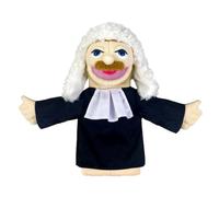 Marionette da Eroe, Marionette per Giochi di Ruolo per Bambini, Progettate da Terapista Occupazionale, Dottore, Infermiere, Vigile del Fuoco, Agente di Polizia, Giocattolo Educativo Interattivo, 40 cm