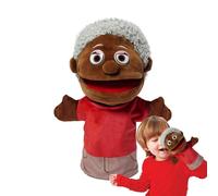 Marionette dei cartoni animati - Bambole di peluche a bocca larga, giocattoli con espressioni animate, personaggi per giochi di ruolo culturali, design con impugnatura morbida | creativi per