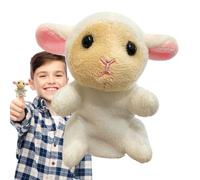 Marionette della famiglia delle dita per i bambini piccoli, burattini delle dita della fattoria - Puppet di dita di animali morbidi | Ora della storia Piccole figure Favori del partito della fattoria