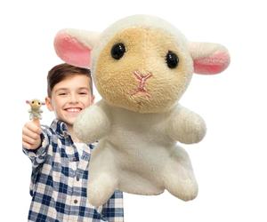 Marionette della famiglia delle dita per i bambini piccoli, burattini delle dita della fattoria - Puppet di dita di animali morbidi | Ora della storia Piccole figure Favori del partito della fattoria