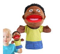 Marionette familiari per bambini,burattini dei membri della famiglia | Pupazzo della casa scolastica - Pupazzo interattivo gioco di simulazione, pupazzo di peluche per raccontare storie con bocca