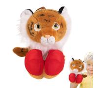 Marionette interattive per bambini, morbido guantone da boxe in peluche, con | Manichino da boxe per giochi di ruolo educativi, raccontare storie, feste di compleanno, bambine dai 3 anni in su