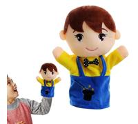 Marionette per bambini, marionette da mano con bocca mobile, burattini sicuri e , per la famiglia, migliorano la comunicazione, burattini da mano in peluche per teatro e compleanno