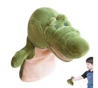 Marionette per bambini, Marionette per bambini - Burattini a mano di coccodrillo | Marionetta per bambini con bocca funzionante, scimmia peluche animale per bambini per spettacoli teatrali,
