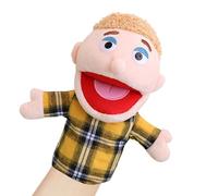 Marionette Per Famiglie - Marionette Di Peluche Per Raccontare Storie | Marionetta Interattiva Per Giocare A Finzione, Casa Scolastica Con Bocca Mobile Per Ragazze E Ragazzi Emozioni, Felicità