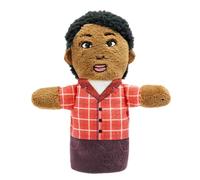 Marionette per le dita per famiglie,Marionette con dita di storia | Cartone animato nero che racconta Una Storia di marionette a dita,Peluche Cartone animato Africano Nero Persone Racconto Marito