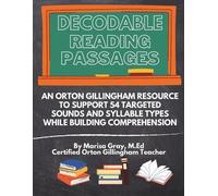 Marisa Gray M Ed Decodable Reading Passages (Tascabile)