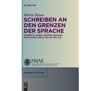 Marisa Siguan Schreiben an den Grenzen der Sprache (Copertina rigida)