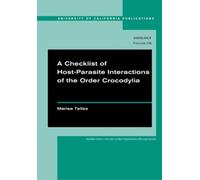 Marisa Tellez A Checklist of Host-Parasite Interactions of the Order (Tascabile)