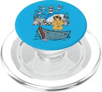 maritim barca barche barca a remi ragazze bambini faro PopSockets PopGrip per MagSafe