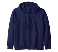 Maritim Faro Bussola Barca a Vela Idea Regalo Felpa con Cappuccio