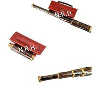 Maritime 16 pollici Ottone Antico Telescopio Dollond Londra Spyglass Telescopio Con Custodia In Pelle