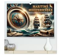 Maritime Meisterwerke: Ein KI-Kalender für Seefahrerherzen (hochwertiger Premium Wandkalender 2026 DIN A2 quer), Kunstdruck in Hochglanz: Segel setzen in KI-Welten