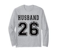 Marito 2026 Moglie Matching Festa di Fidanzamento Luna di Miele Maglia a Manica