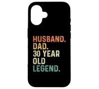 Marito papà 30 anno vecchio leggenda 30 ° compleanno retrò vintage Custodia per iPhone 16