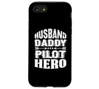 Marito Papà Pilota Eroe Pilota Aviazione Piloti Aeroplano Custodia per iPhone SE (2020) / 7/8
