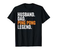 Marito Papà Ping Pong Legenda Divertente Occupazione Ufficio Maglietta