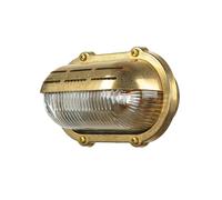 Marittima Lampada Esterni IP64 Ottone Vetro Inox Wandleuchte Casa Hof Skiathos