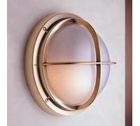 Marittima Wandleuchte IP54 Ottone Inossidabile Oblò Lampada Esterni Attacco Casa