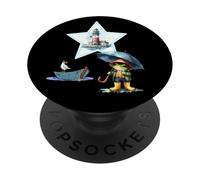 marittimo bambini ragazze ragazzi faro rane gabbiano adolescente PopSockets PopGrip Adesivo