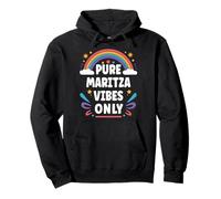 MARITZA Vibes Only Cute Retro Girls MARITZA Name Felpa con Cappuccio