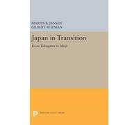 Marius B. Jansen Japan in Transition (Copertina rigida) Princeton Legacy Library