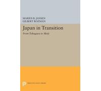 Marius B. Jansen Japan in Transition (Tascabile) Princeton Legacy Library