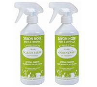 Marius Fabre - Sapone liquido nero in flacone spray appositamente progettato per il giardino, confezione da 2 x 500 ml