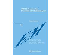 Mariusz Krzyszt GDPR: Personal Data Protection in the Europea (Copertina rigida)