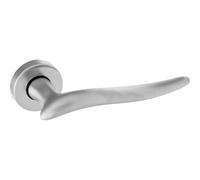 MARIVA COPPIA MANIGLIA PER PORTE INTERNE MOD. ONDA Art.1050 CROMO SATINATO