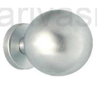 MARIVA Pomolo SFERA fisso con rosetta mat. OTTONE col. 15 OTTONE SATINATO